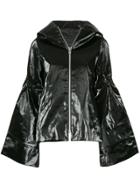 Micol Ragni Short Bell Sleeve Jacket - Black