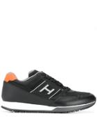 Hogan 'h' Appliqué Detail Sneakers - Black