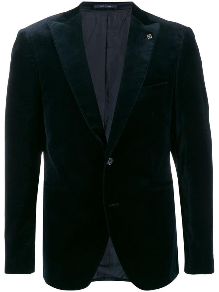 Tagliatore Slim Fit Blazer - Blue