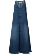 Rachel Comey Denim Maxi Dress, Women's, Size: 2, Blue, Cotton