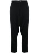 Y-3 Sarouel Straight-leg Trousers - Black