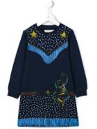 Stella Mccartney Kids 'savannah' Sweatshirt Dress, Girl's, Size: 10 Yrs, Blue