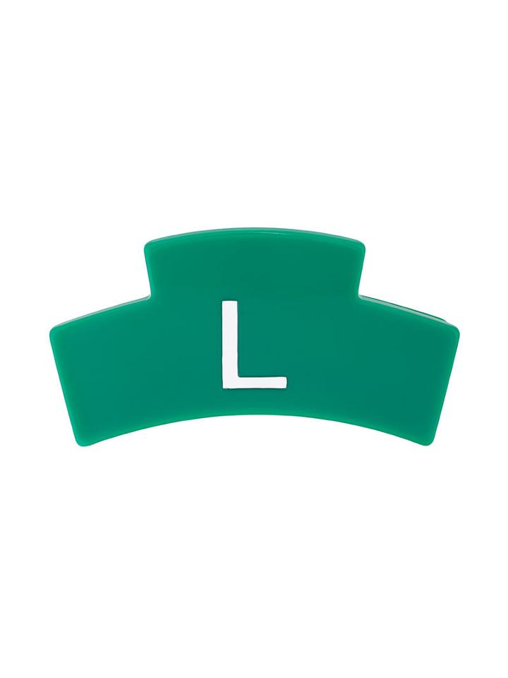 Theatre Products - L Hairclip - Women - Acrylic - One Size, Green, Acrylic