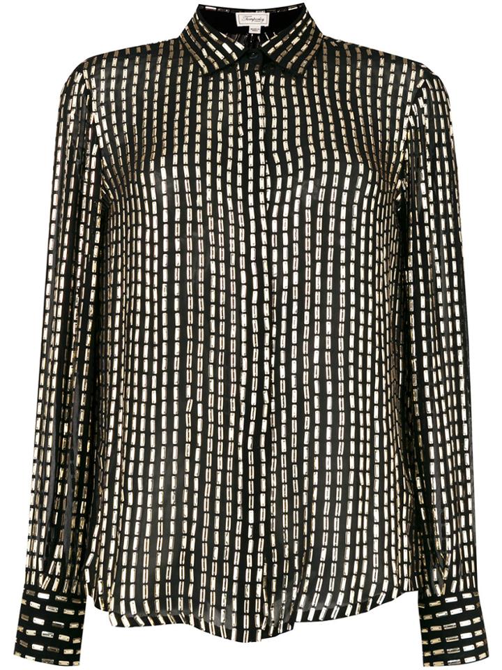 Temperley London Sequin Detail Shirt - Black