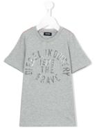 Diesel Kids - Logo Printed T-shirt - Kids - Cotton - 12 Yrs, Boy's, Grey
