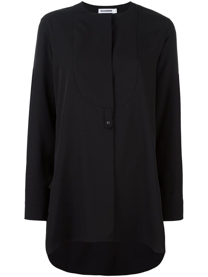 Jil Sander 'blair' Shirt, Women's, Size: 44, Black, Silk