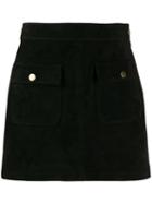 Frame Bardot Mini Skirt - Black