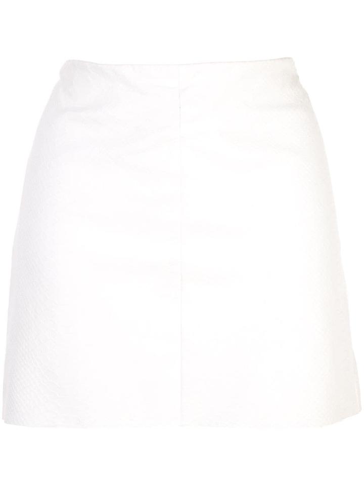 Alice+olivia Elana Mini Skirt - White