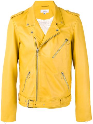Soulland - Richenback Jacket - Men - Sheep Skin/shearling/polyester - M, Yellow/orange, Sheep Skin/shearling/polyester