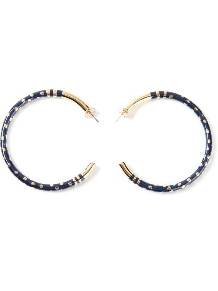 Aurelie Bidermann 'rive Gauche' Hoop Earrings