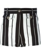 Roberto Cavalli Striped Shorts - Black