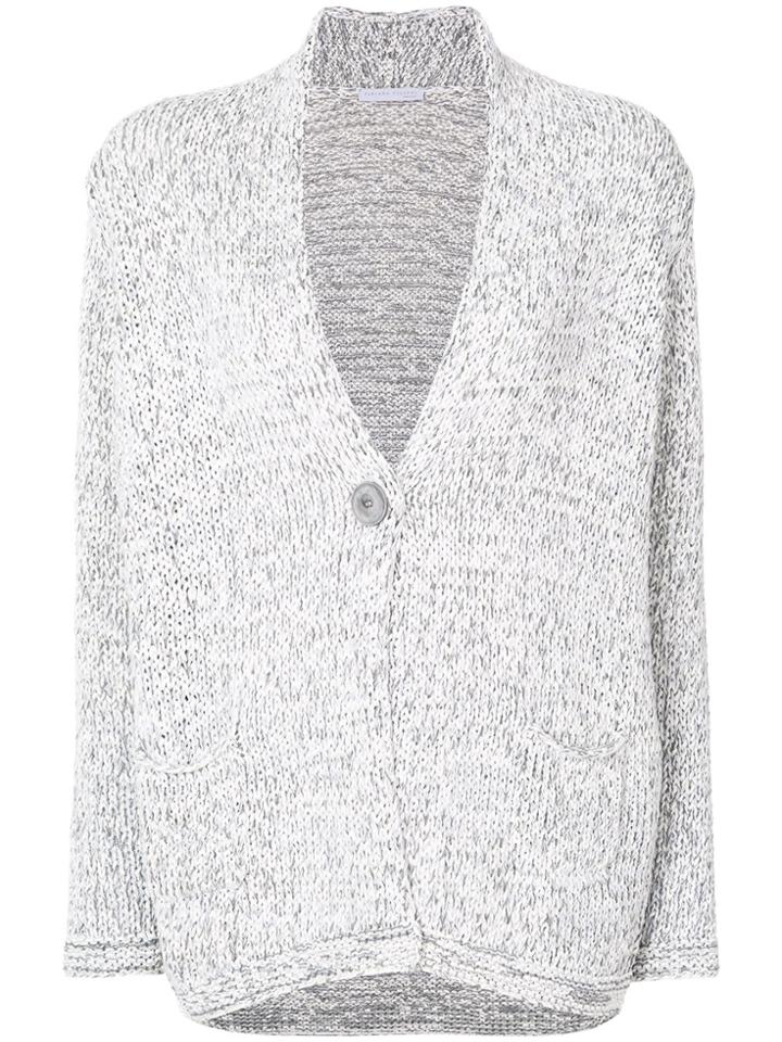 Fabiana Filippi V-neck Button Up Cardigan - White