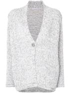 Fabiana Filippi V-neck Button Up Cardigan - White