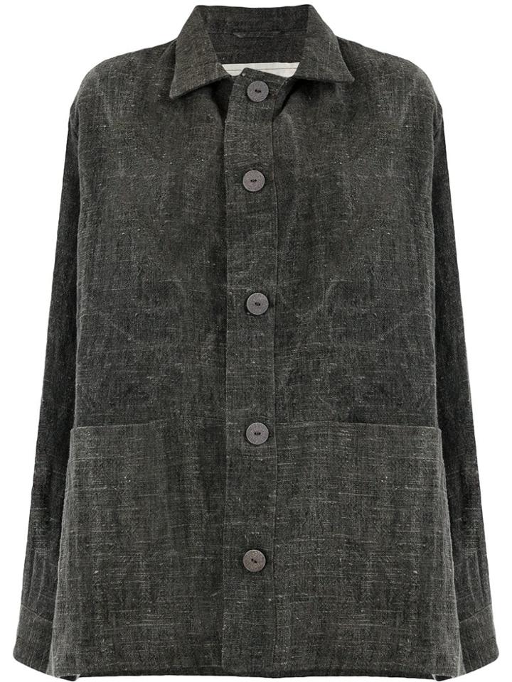 Toogood Button Shirt Jacket - Grey
