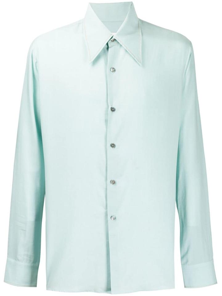 Maison Margiela Long Sleeve Shirt - Blue