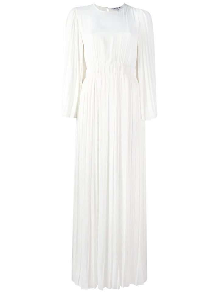 Elizabeth And James - Pleated Maxi Dress - Women - Polyester - S, White, Polyester