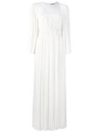 Elizabeth And James - Pleated Maxi Dress - Women - Polyester - S, White, Polyester
