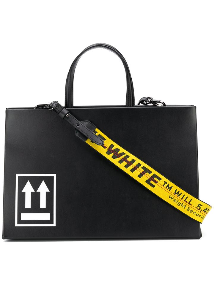 Off-white Large Box Tote Bag - Black