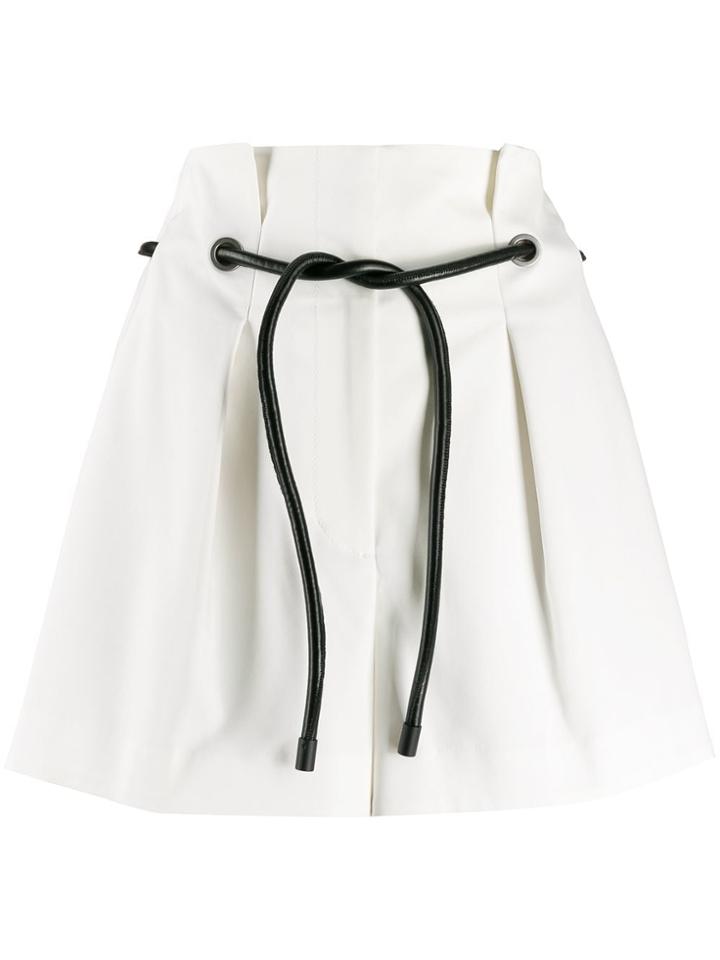 Mumofsix Rope Tie Shorts - White
