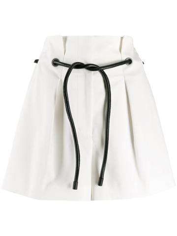 Mumofsix Rope Tie Shorts - White