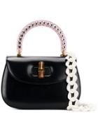 Gucci Bamboo Top Handle Tote Bag - Black