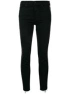 Mother The Rascal Cropped Trousers - Black