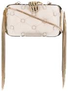 Benedetta Bruzziches Carmen With Hand Fringed Clutch - Nude & Neutrals