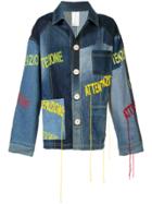Bethany Williams Attenzione Denim Jacket - Blue