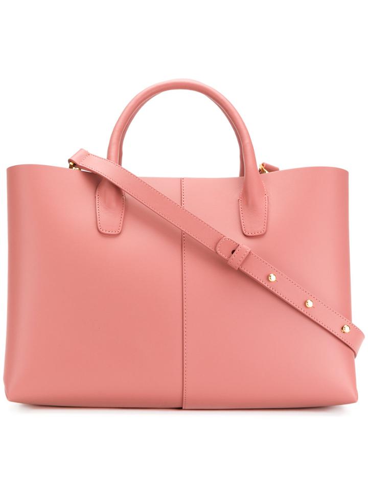 Mansur Gavriel Classic Tote - Pink & Purple