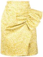 Silvia Tcherassi Blossom Print Skirt - Yellow