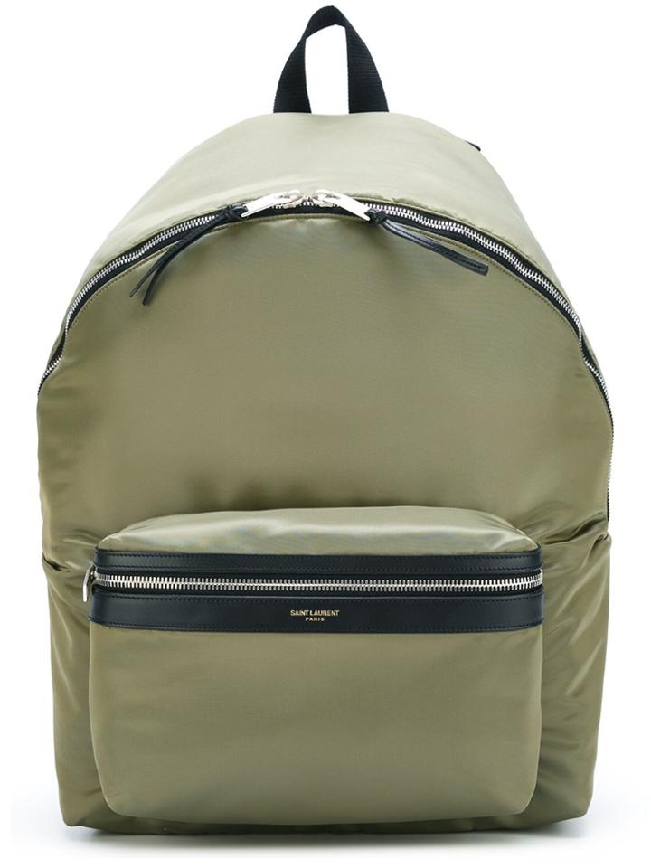 Saint Laurent 'city' Backpack - Green