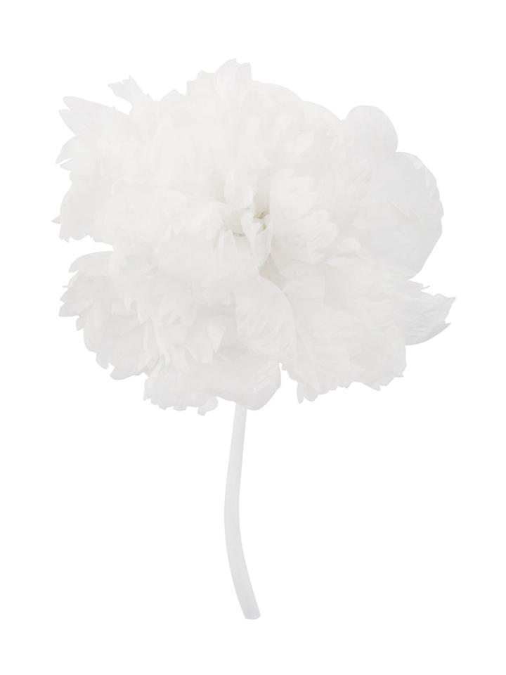 Ann Demeulemeester Carnation Brooch - White