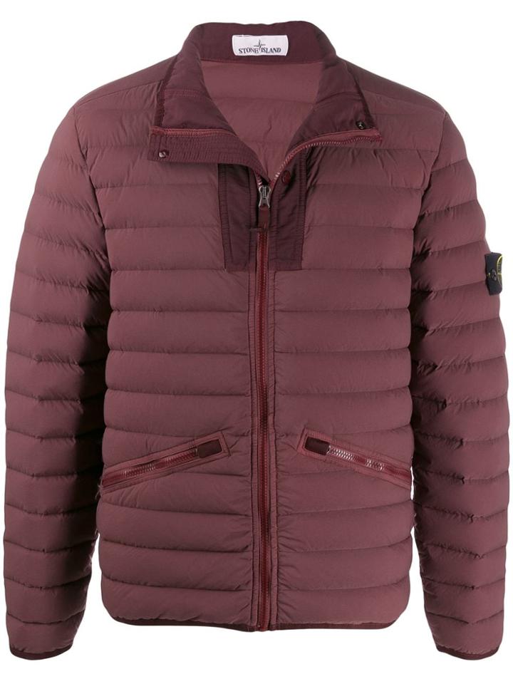 Stone Island Padded Jacket - Red