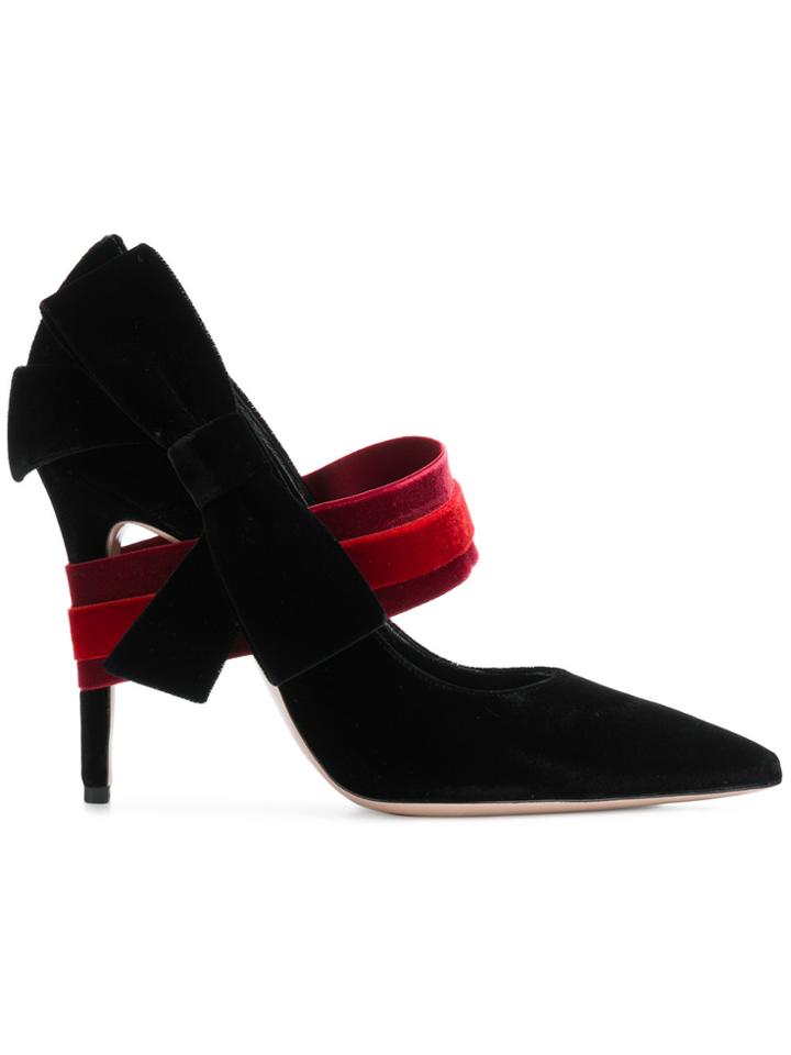 Fausto Puglisi Pointed Toe Pumps - Black
