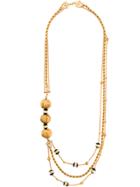 Christian Dior Vintage Layered Chain Necklace - Metallic