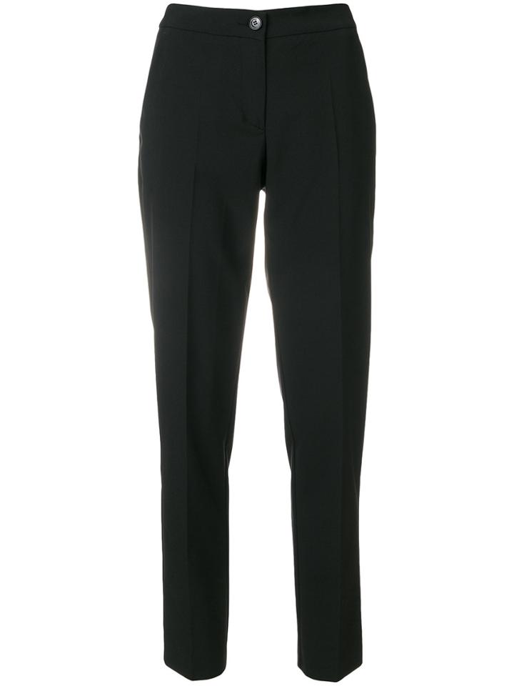 Emporio Armani Tapered Trousers - Black