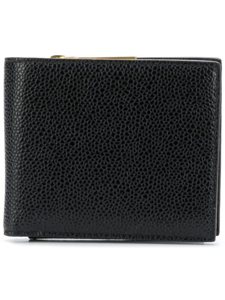 Thom Browne Fold-out Coin Purse Billfold - Black