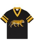 Gucci - Cotton T-shirt With Tiger - Men - Cotton - S, Black, Cotton