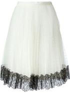 Red Valentino Lace Skirt
