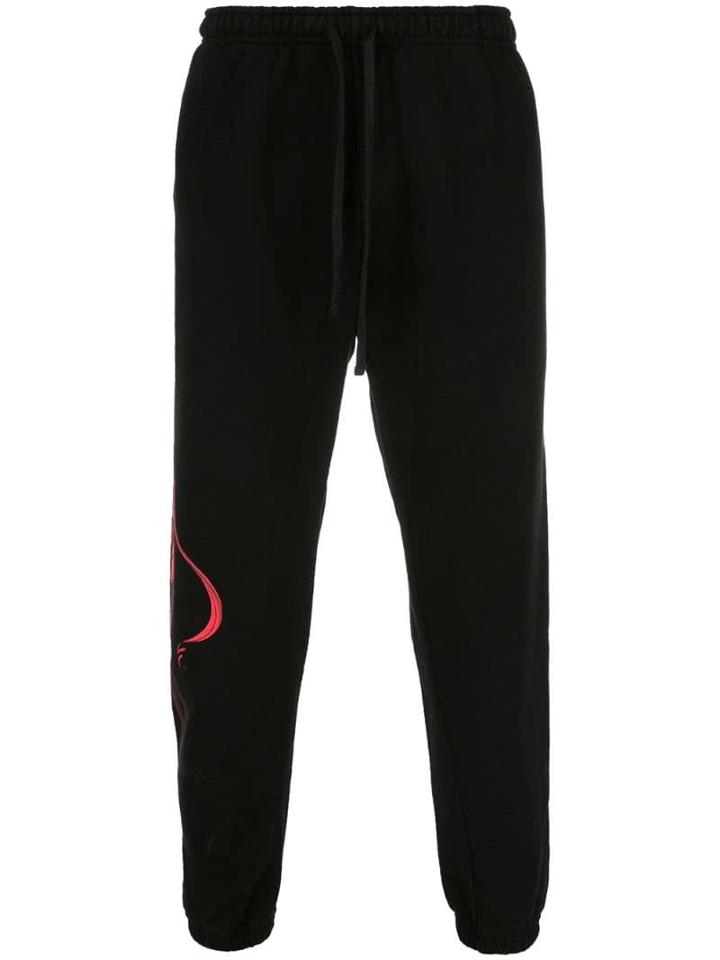 Siberia Hills Siberia Hills Dark Anime Sweatpant Blk/red - Black