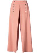 Alexander Wang Cropped Palazzo Pants - Nude & Neutrals