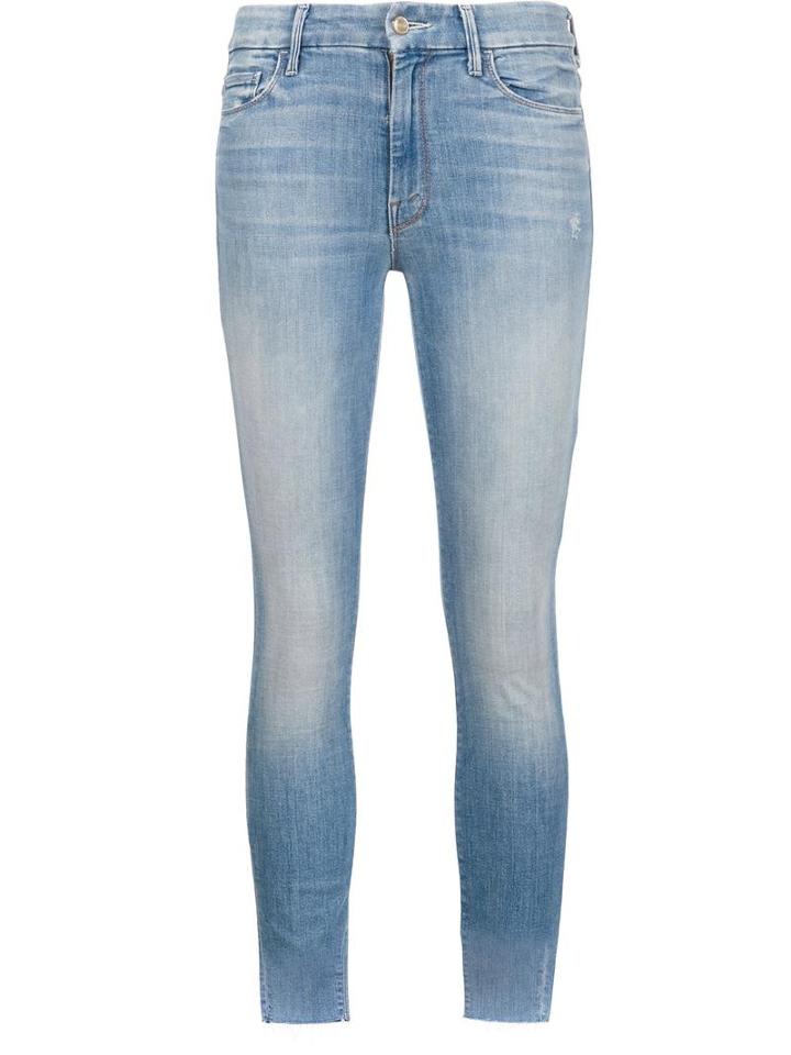 Mother Skinny Jeans, Women's, Size: 28, Blue, Cotton/polyester/spandex/elastane