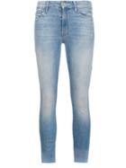 Mother Skinny Jeans, Women's, Size: 28, Blue, Cotton/polyester/spandex/elastane