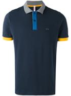Sun 68 - Contrast Polo Shirt - Men - Cotton/spandex/elastane - Xl, Blue, Cotton/spandex/elastane