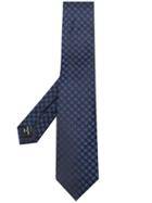 Giorgio Armani Square Print Tie - Blue