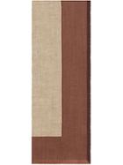 Gucci Stole With Web - Brown
