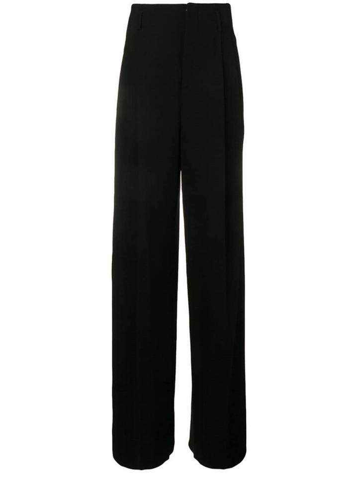 Dsquared2 High Waist Palazzo Trousers - Black