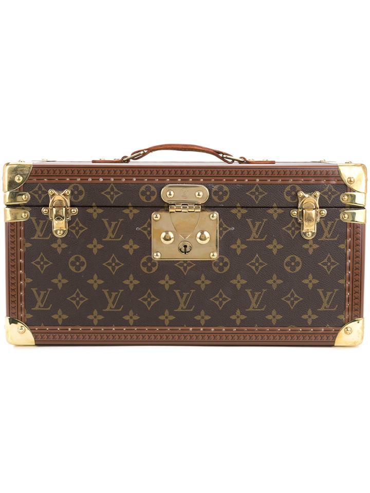 Louis Vuitton Vintage Boite Pharmacie Cosmetics Case - Brown