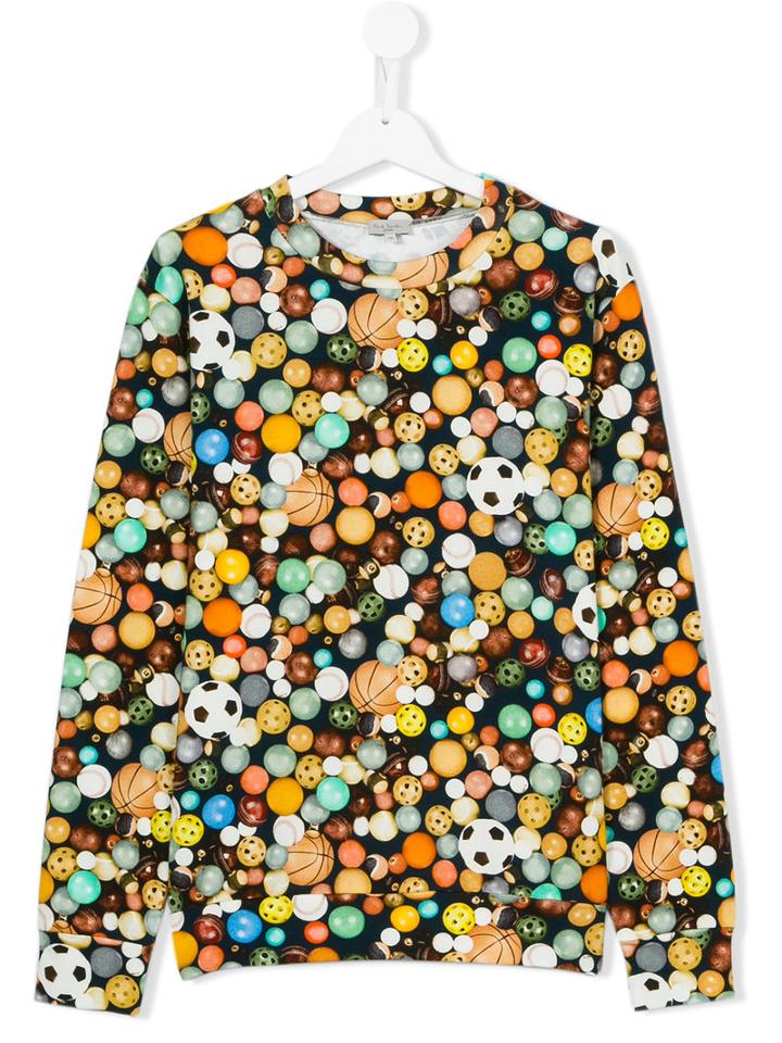 Paul Smith Junior - Teen Printed Sweatshirt - Kids - Cotton - 14 Yrs, Blue