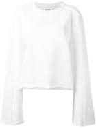 Damir Doma Wemma Sweatshirt, Women's, Size: Medium, White, Cotton/polyester